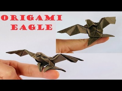 How to make an easy origami eagle, step by step tutorial