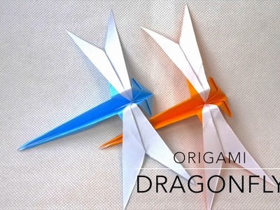 How to Make an origami dragonfly | paper dragonfly | paper fold art | #origami #paperart #papertoys