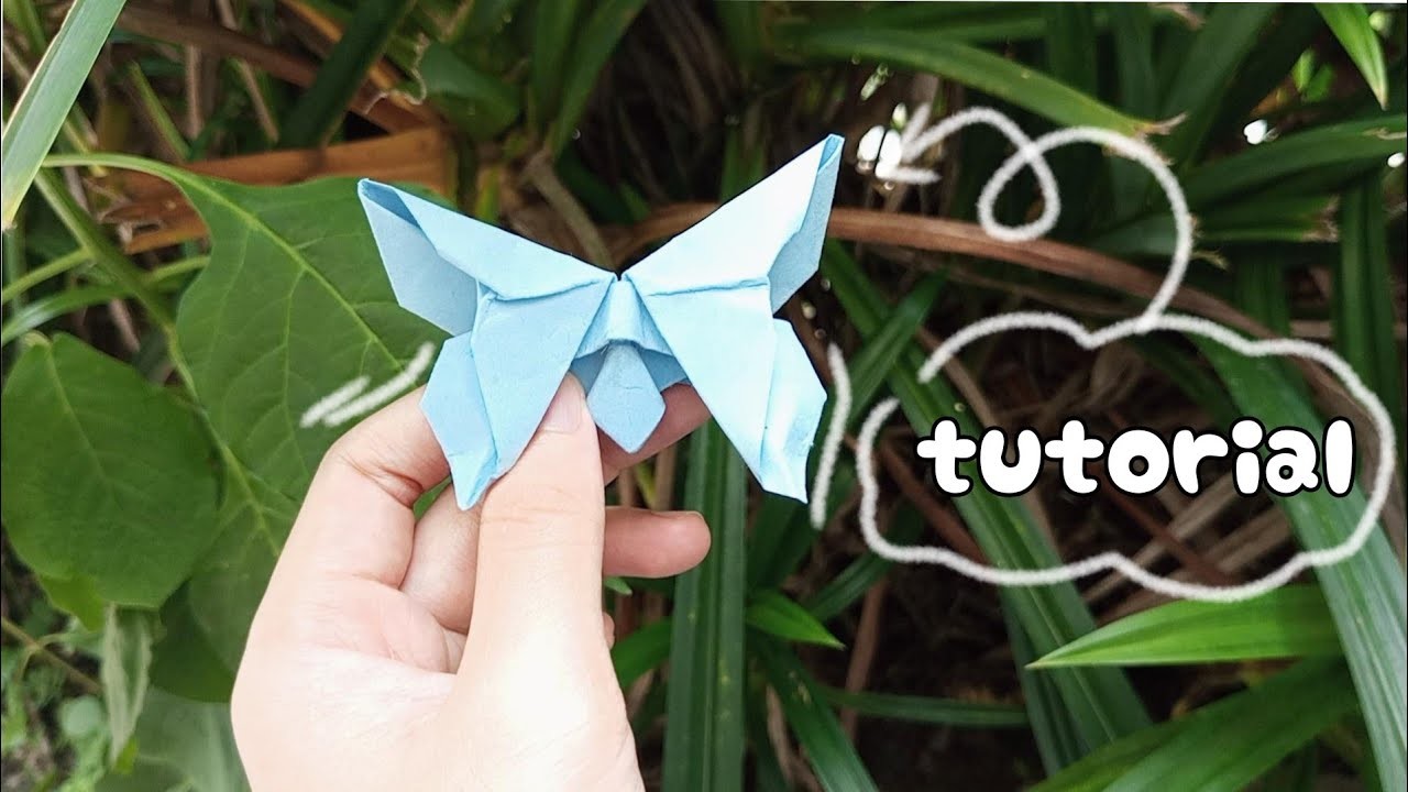 How to make butterfly origami easily -  origami simple ideas