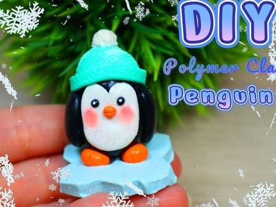 How to make the cutest penguin| DIY polymer clay tutorial| Beginners clay