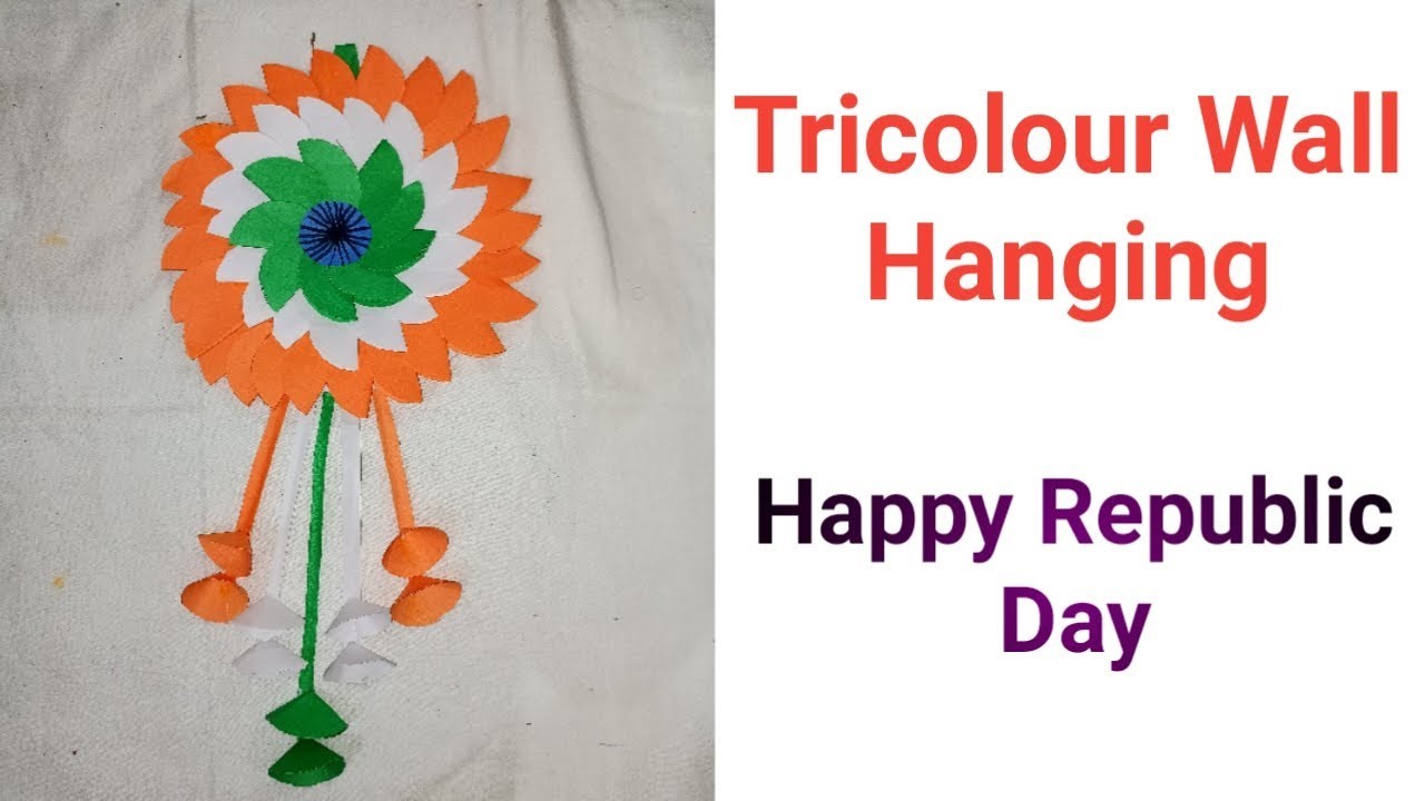 How to make Tricolour wall hanging | Republic Day special craft Ideas | Happy Republic Day