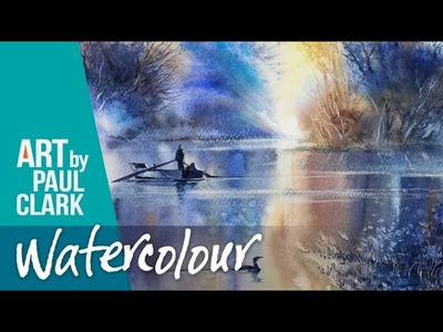 How to Paint a Misty Lake in Watercolour including a paint review!