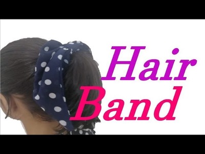 HOW TO SEW A HAIR BAND= THISHVIN CREATIVE HOME