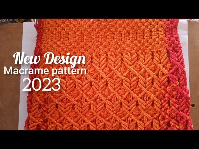 Macrame bag 2023 new design.How to make #magnificalcorecraft