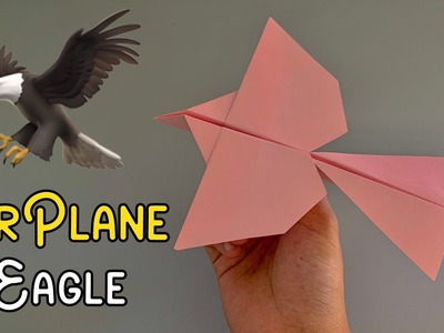 Make an origami airplane in the shape of a bird | Diy