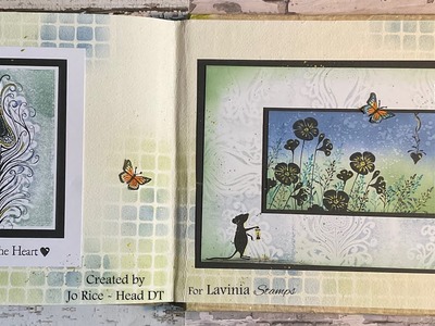 Mindful Monday with our Magical Garden Poppy by Jo Rice #laviniastamps #journalling