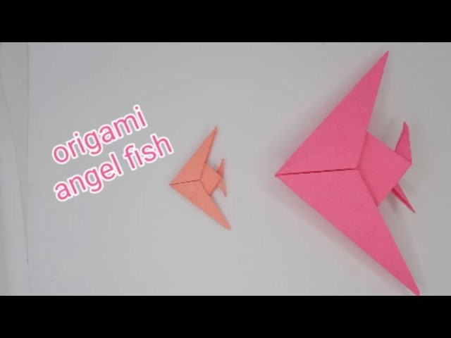 Origami angel fish | how to make origami angel fish | DIY paper make easy