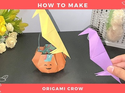 Origami crow | How to make a paper bird crow easy for beginners | Origami Animal