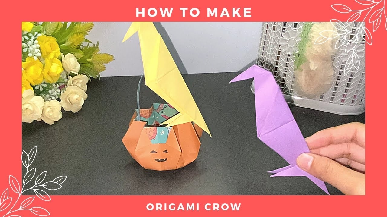 Origami crow | How to make a paper bird crow easy for beginners | Origami Animal