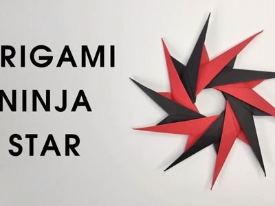 Origami NINJA SHURIKEN | How to make a paper ninja star