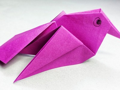 Origami Paper Birds. Easy Bird Origami Instructions. DIY Paper Bird tutorial