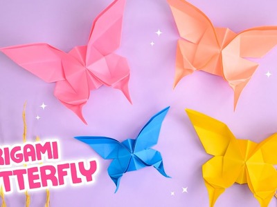Origami paper butterfly | How To Make an Easy Origami Butterfly