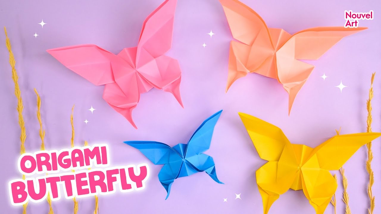 Origami paper butterfly | How To Make an Easy Origami Butterfly