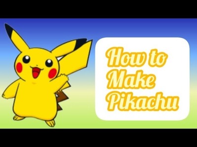 Pikachu ???? | How to make Pikachu with Clay | #pokemon #pikachu #clayart