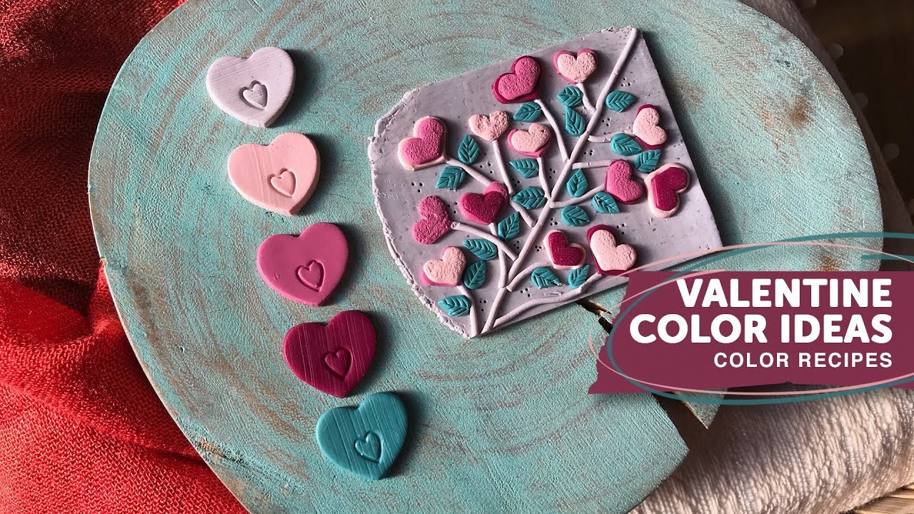 Polymer Clay Color Recipes 25: Valentine Color Ideas