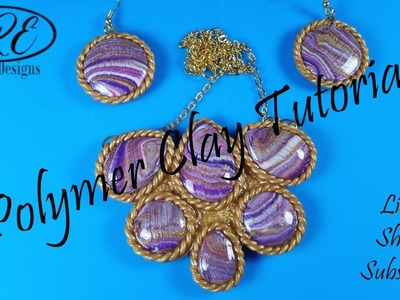 Polymer Clay Necklace Tutorial