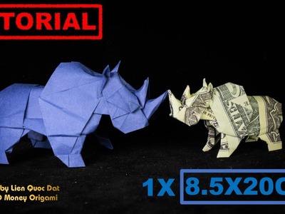 Rhino 2 (Lien Quoc Dat) - LQD Money Origami
