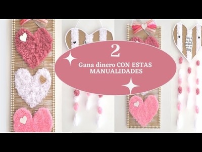 (SAN VALENTÍN) Crafts for Valentine's Day. GANA DINERO CON ESTAS IDEAS.