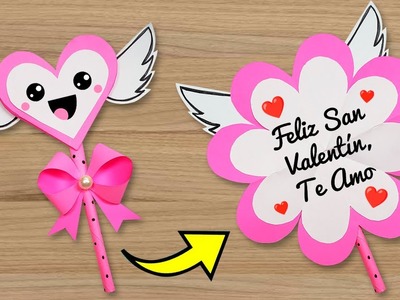 ????Tarjeta para San Valentín ???? Card Valentine's Day ???????? Easy and Beautiful card for Valentine's day 14