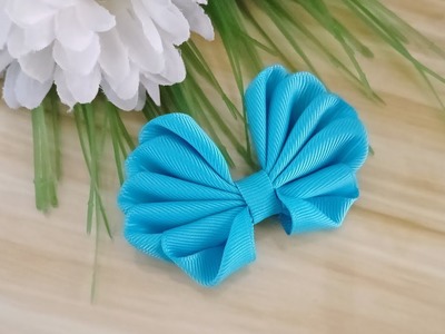 ????TUTORIAL CUTE BOW OUT OF RIBBON ???? DIY RIBBON BOW ???? RIBBON WORK????