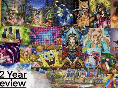 2022 YEAR IN REVIEW - I Completed 32 Diamond Paintings this Year!