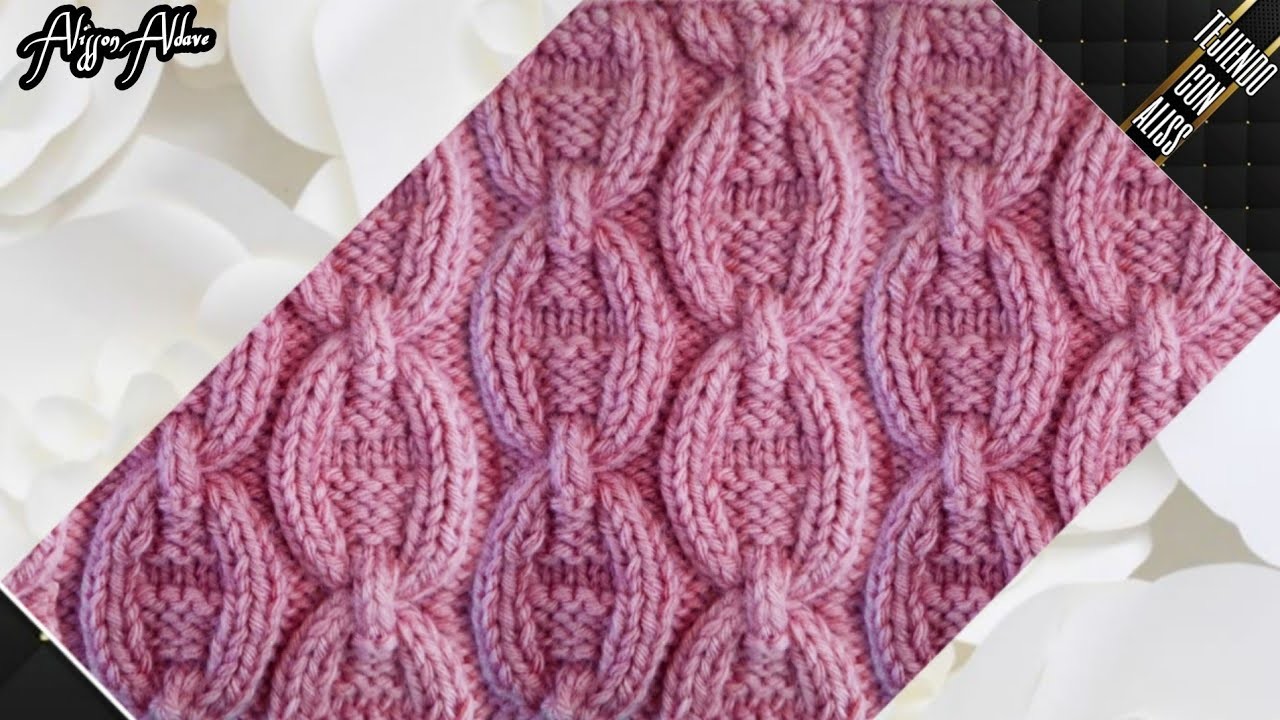 #267 - TEJIDO A DOS AGUJAS. knitting patterns. Alisson Aldave