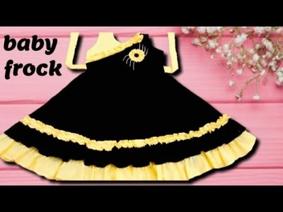 3.4 year baby frock design cutting and stitching tutorial step by step||baby frock||dress making||