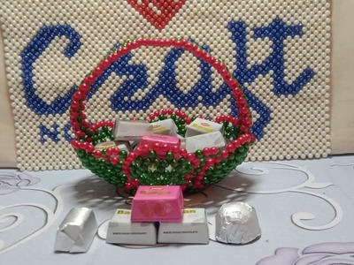 3D Beaded Chocolate Basket Tutorial Part 1 By CraftNovelty