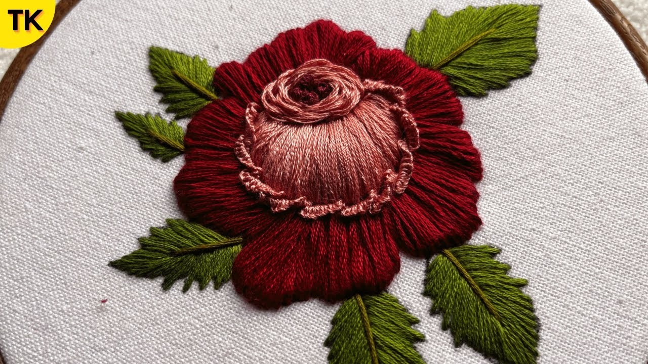 Amazing Hand Embroidery Flower Design | Latest Hand Embroidery Designs