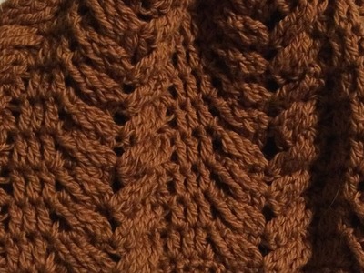 Crochet Stitch demo braided cable link used in one of my hat patterns