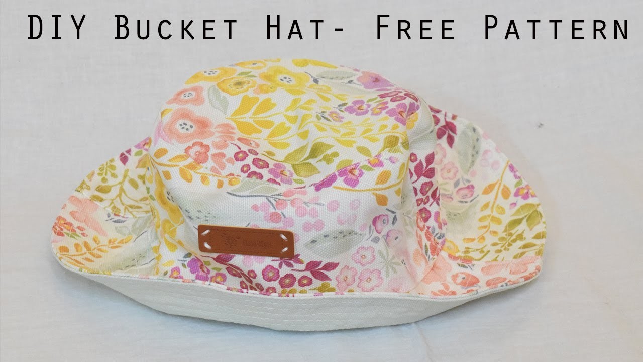 DIY Bucket Hat | How to Sew a Summer Hat | Free Pattern