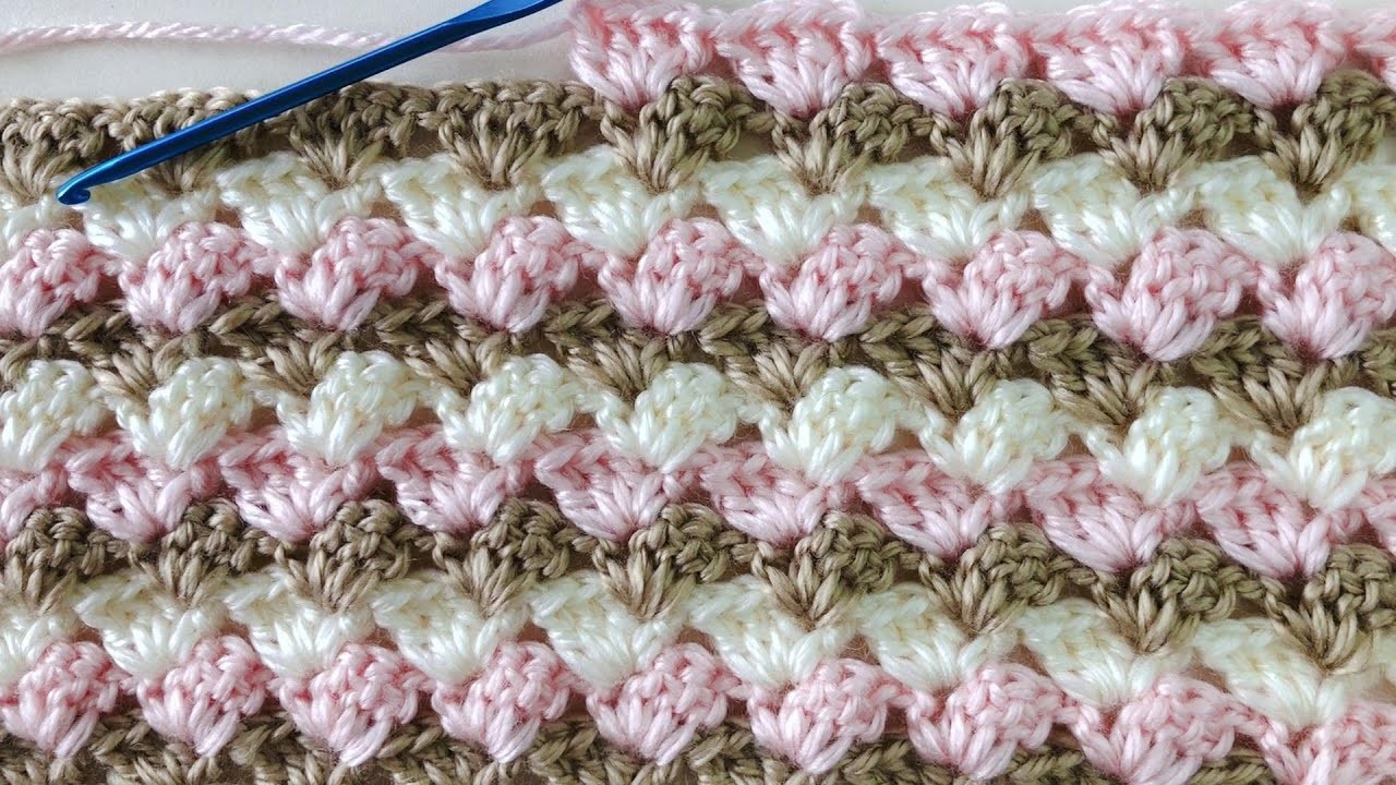 Easy Crochet Pattern That Uses Double Crochet Stitch (DC) | Blanket | Scarf | Throw | Tutorial