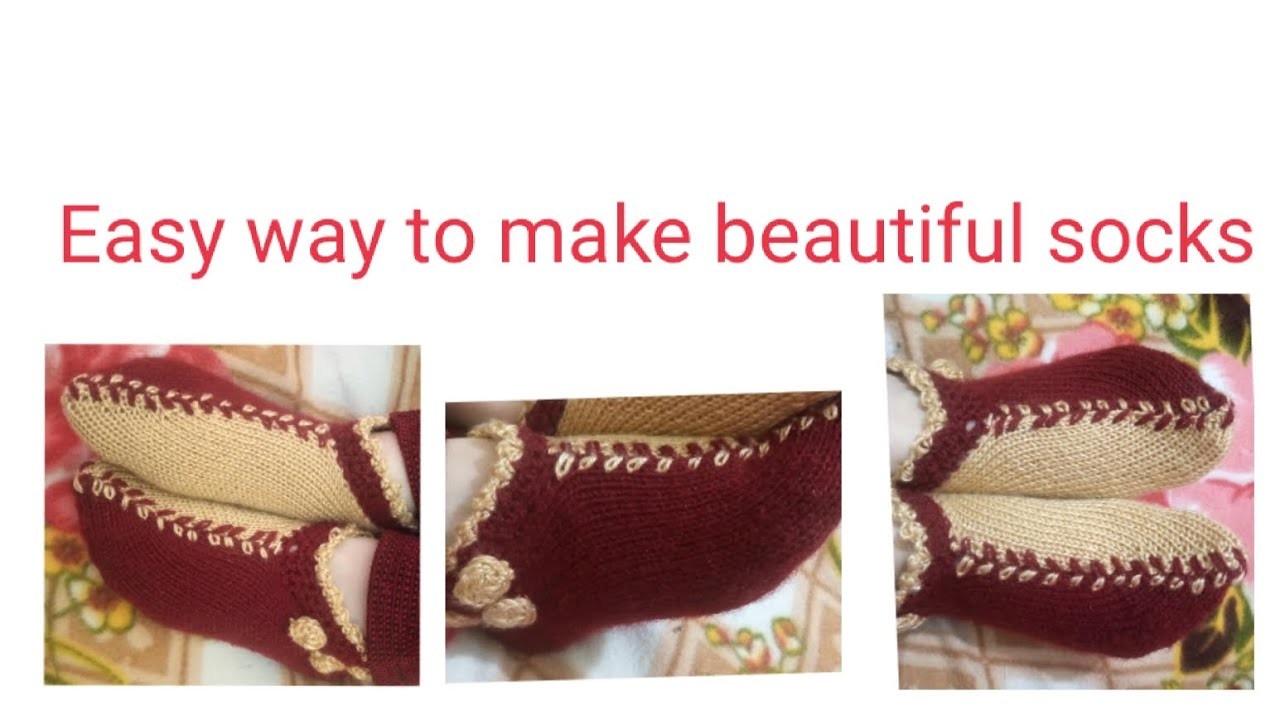 How to make Woollen Socks.easy way