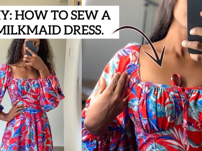 HOW TO SEW A MILKMAID DRESS.