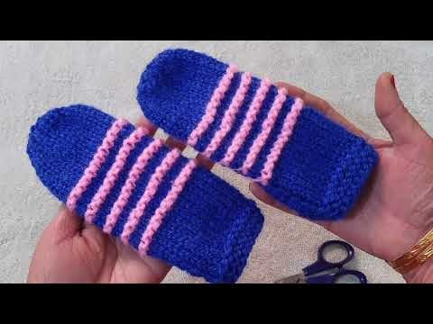 Knitting Beautiful Babies Socks & woolen boots Like Share & subscribe Please