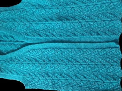 Knitting design for ladies cardigan
