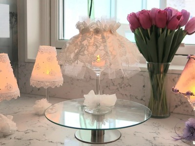 Romantic tealight lampshades ideas.