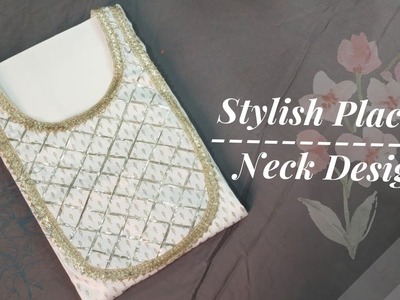Stylish Placket Neck Design | Kurti Front Neck Design | Sewing Tutorial ????