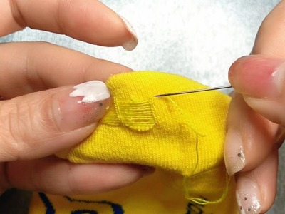 The Art of Knitting to Mend Holes in Socks