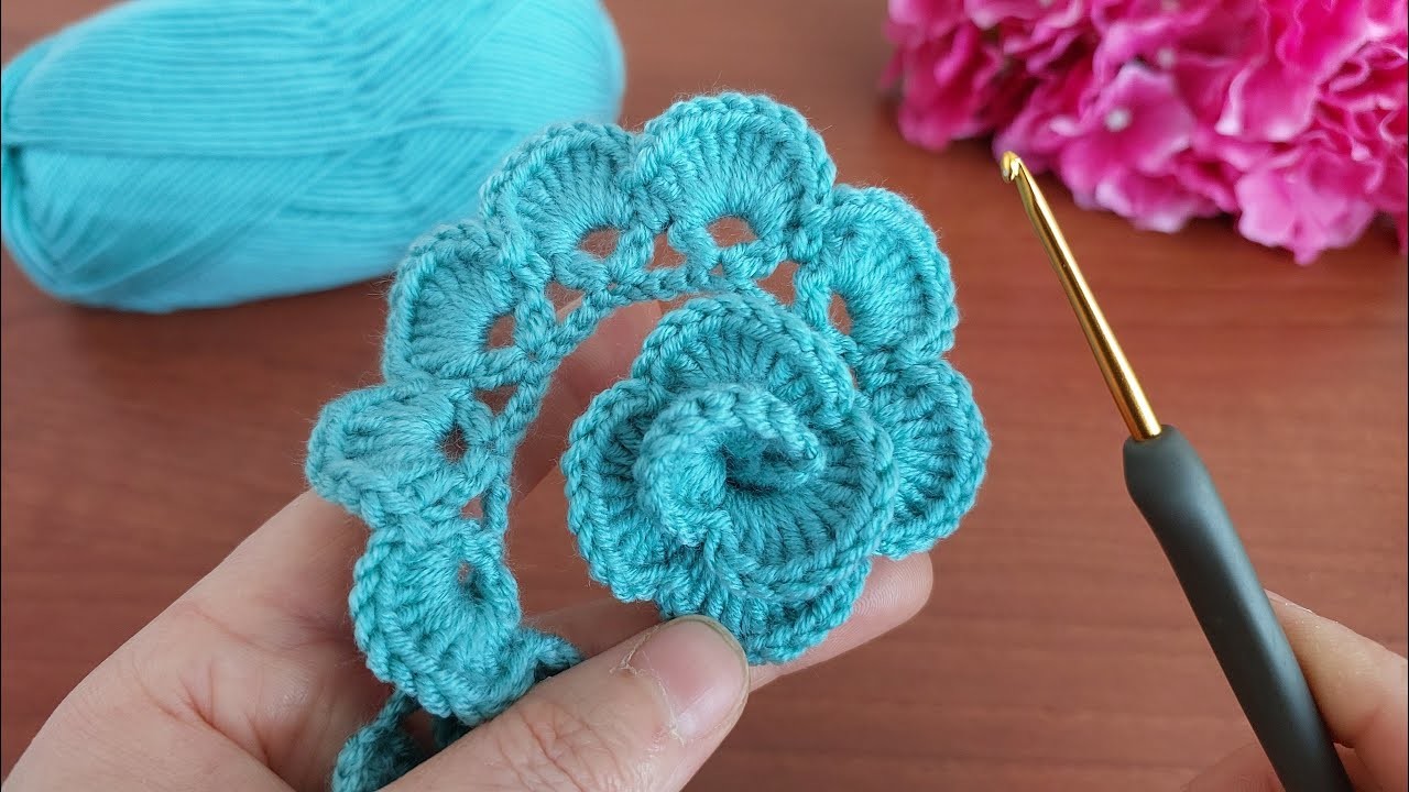 Wow Amazing???????? you won't believe I did this. Very easy crochet rose motif making for beginners