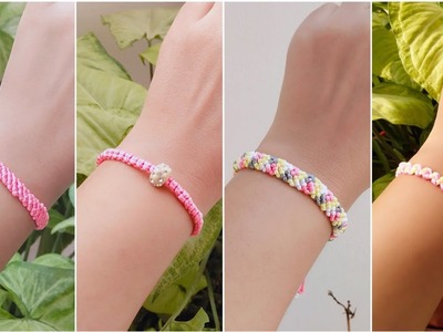 4 DIY Macrame friendship bracelet Ideas. @JyotisWorld