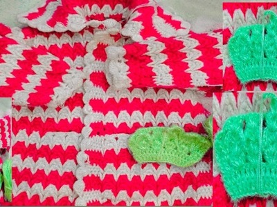 Amazing woolen crosiya koti, jekit, cap,woolen kurta design woolen crosiya design for kids ,ladies