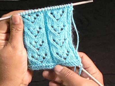Beautiful Chain stitch knit patterns designed