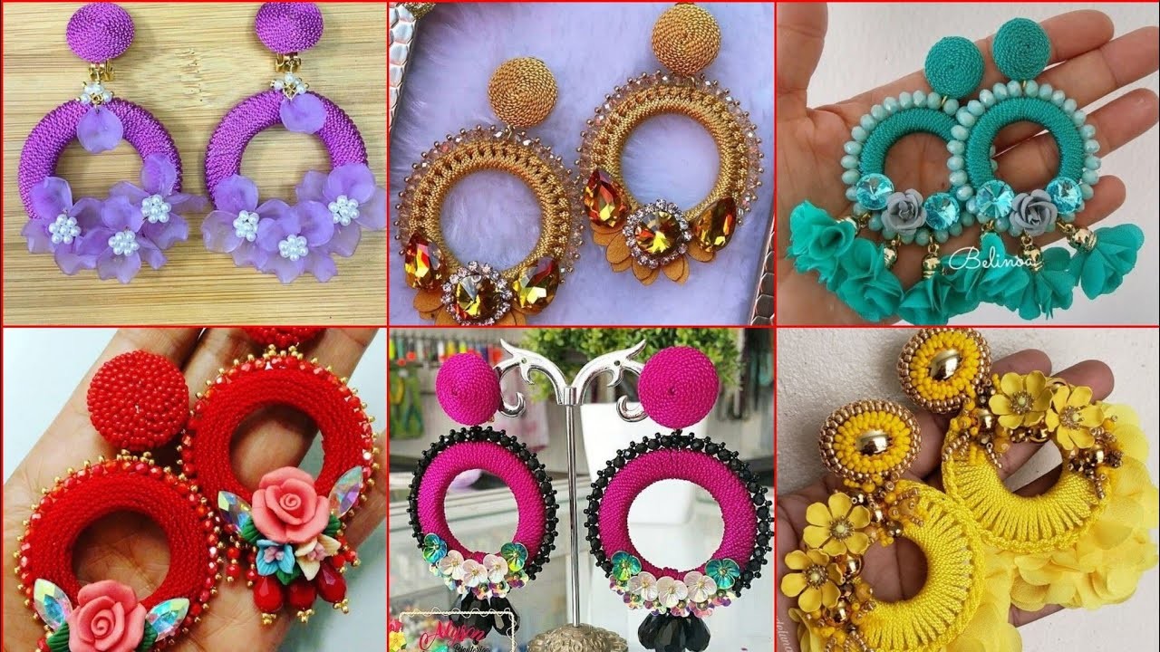 Best And stylish ideas for ladies of crochet earrings patterns