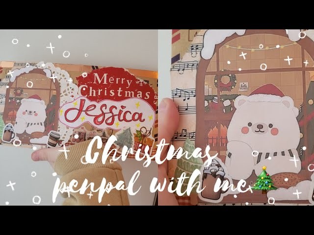 ????????Christmas penpal with me,dear Jessica! Christmas theme penpal