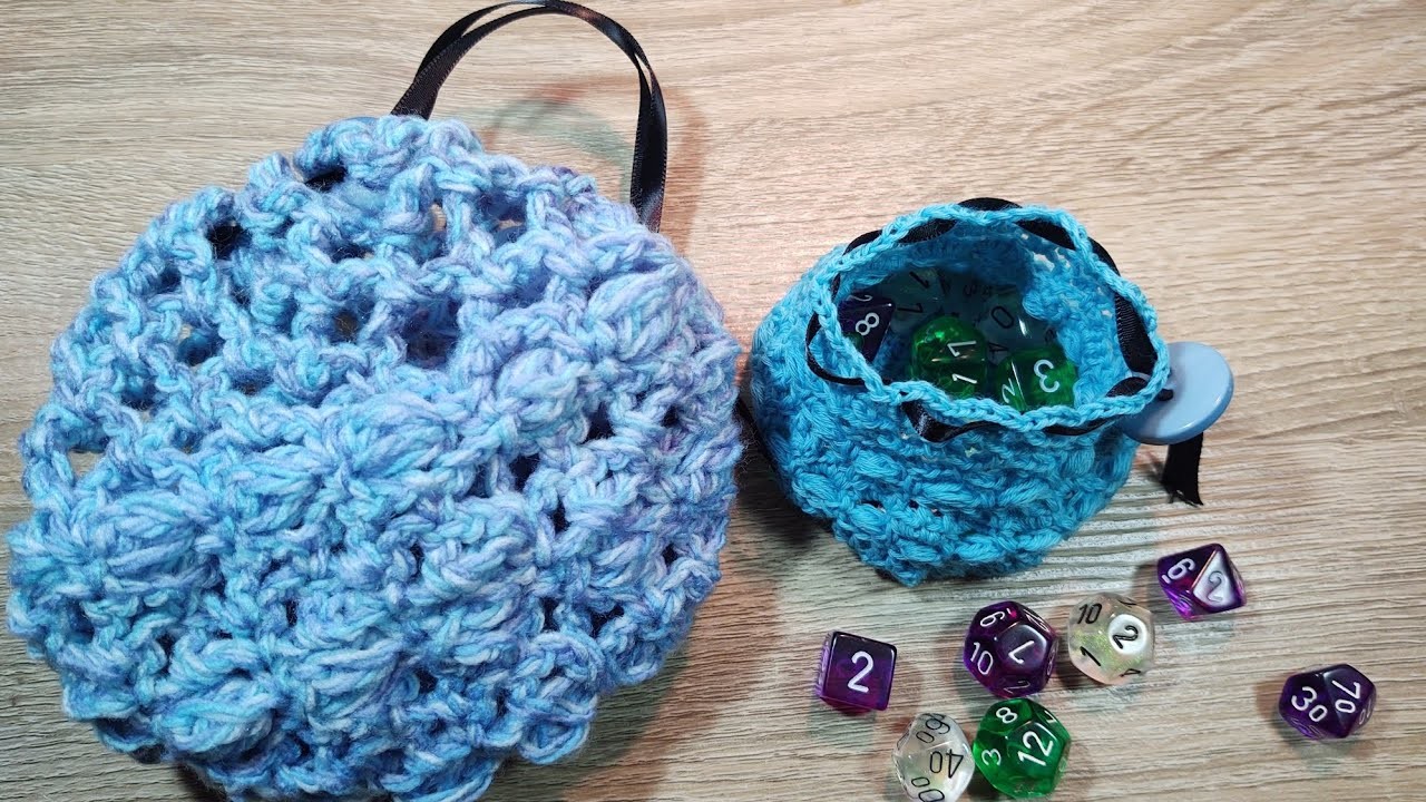 Crochet a Dice bag or Reticule