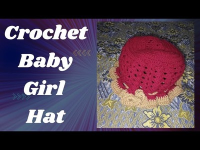 Crochet Handmade Baby Girl Hat. Woollen Hat???????????? __ Made By My Mother????@uniqueideas6842