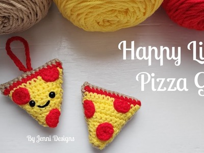 Crochet Pattern Tutorial: Happy Little Pizza Guy Amigurumi