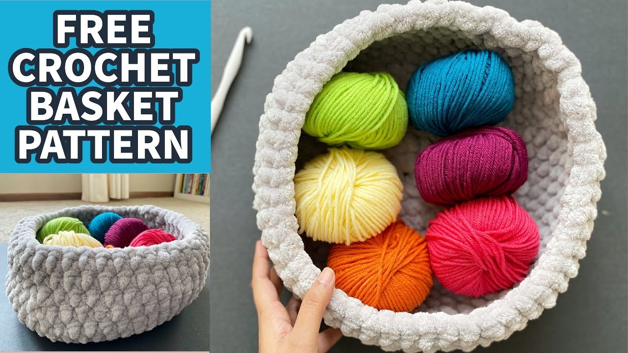 Easy Crochet Basket Pattern