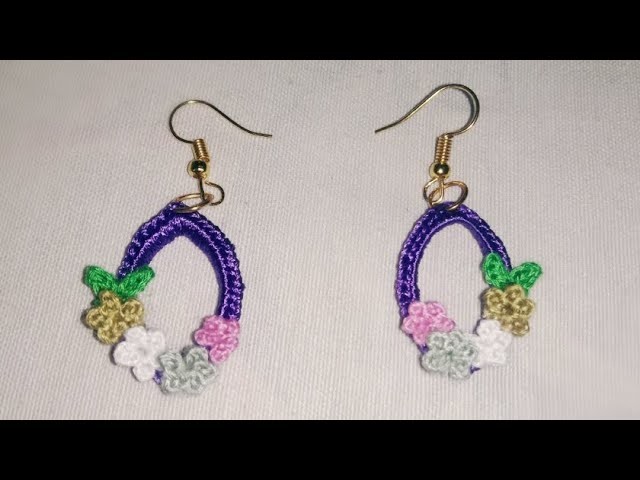 Easy crochet earring